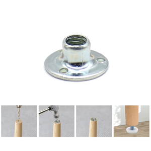 OEM ODM M6 M8 M10 M12 negro Nylon exterior paraguas escritorio silla tubo a tubo estrella <span class=keywords><strong>girasol</strong></span> roscado Tuercas <span class=keywords><strong>de</strong></span> conexión insertos - Product Image 5