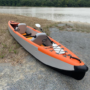 Kayak Inflable Personalizable para 2 Personas, con Puntada de Costura Reforzada y Pedales Plegables, para Pesca, Canoa/Kayak de Pesca - Product Image 6
