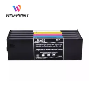 Wiseprint兼容罗兰6色紫外染料墨水EUVS墨盒，适用于Versa LEC-540 LEC-330 LEC-300 LEJ-640 LEF-20打印机
