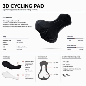<span class=keywords><strong>Pantaloncini</strong></span> da Ciclismo Leggeri Mcycle per Uomo, Riflettenti con Imbottitura in Gel 3D, Asciugatura Rapida, Taglie Grandi, Senza Cuciture, OEM ODM - Product Image 4