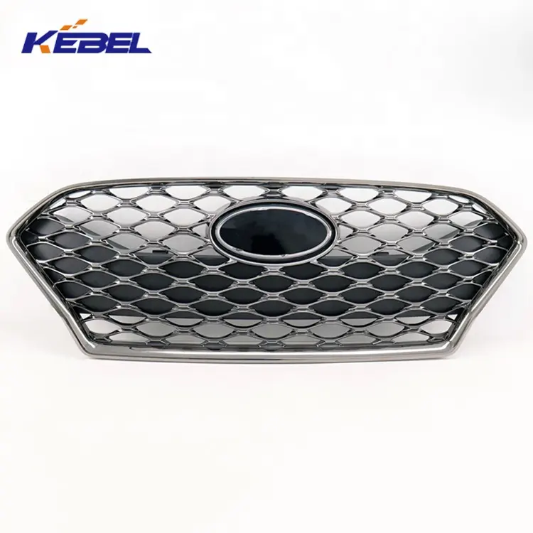 top quality car body kit honeycomb grill 86350-C2800 front grille for hyundai sonata 2018 2019 sport accessories grill