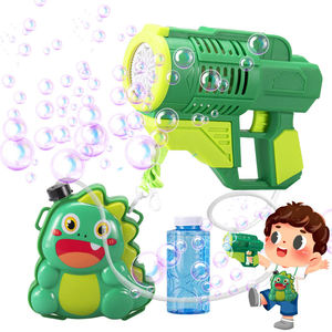 Pistola de Burbujas con Forma de Dinosaurio, Ballena y Unicornio, Máquina Automática de Burbujas para Niños, Diversión al Aire Libre, Playa y Piscina - Product Image 1