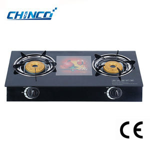 Nueva estufa de <span class=keywords><strong>gas</strong></span> con 2 quemadores, panel de vidrio portátil, <span class=keywords><strong>encimera</strong></span> de encendido electrónico de impresión CE, utensilios de cocina para uso doméstico - Product Image 6