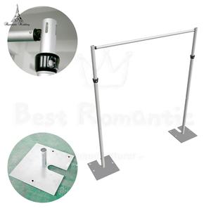 Telescopic Pipe and Drape <b>Backdrop</b> <b>Stand</b> Applicable to Exhibition&Wedding Curtain Decoration Portable Aluminum Pipes Kit - Product Image 6