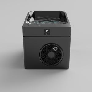 Sport-Regenerations-Therapie Schwarze Eisbadewanne WLAN-App-Steuerung Kaltwasser-Tauchbecken All-in-One Eisbad Athleten-Spa-Badewanne mit Kühler - Product Image 4