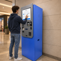 Kiosques automatiques personnalisés pour billets de paiement en espèces Kiosques pour terminaux en libre-service à écran tactile Kiosques pour machines de paiement