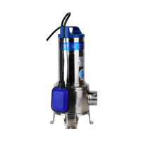 Pompe submersible électrique de puisard d'eaux d'égout d'acier inoxydable et de fer de chats avec l'interrupteur de flotteur