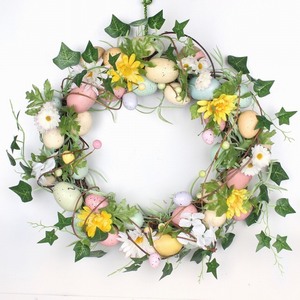 OEM Design Custom <strong>Easter</strong> Decoration Egg Rabbit <strong>Easter</strong> Bunny <strong>Wreath</strong> for <strong>Door</strong> Home Decor - Product Image 6