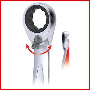 KS TOOLS - 503.4574 GEAR plus clé annulaire à cliquet double inverseur-EAN 4042146126691 WRENCHES RING WRENCHES - Product Image 4