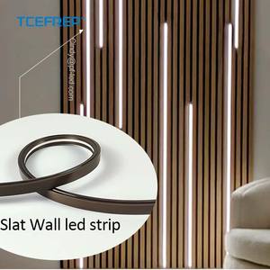 13mm Slot <b>Neon</b> <b>Flex</b> LED Strip for Slat Wall Embedded Commercial Lighting IP65 - Product Image 1