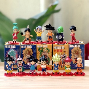 13 styles de figurines <span class=keywords><strong>Dragon</strong></span> <span class=keywords><strong>Ball</strong></span> version Q, Son Goku enfant, boîte mystère, figurines Vegeta, accessoires de gâteau, Son Gohan, ornements de voiture - Product Image 1