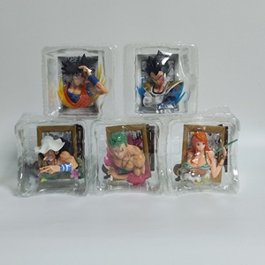 13-20CM 1 pieza Luffy <span class=keywords><strong>Dragon</strong></span> Ace Zoro Sanji Sabo Nami Vegeta Son Goku <span class=keywords><strong>Ball</strong></span> nevera imán pegatina Anime PVC figura - Product Image 2