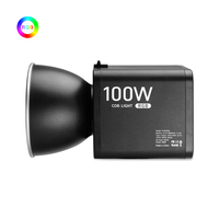 100W RGB Réglable Led Vidéo Lumière Photographie Éclairage Batterie Intégrée 4000mAh 88.8Wh pour Studio Vidéo Film Shooting