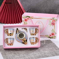 Vente en gros de coffrets cadeaux turcs chinois, coffret de thé et de café arabe éthiopien de luxe, porcelaine résistante au micro-ondes et au lave-vaisselle