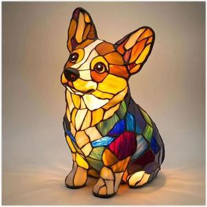 Stile moderno magico colorato strano cane lampada da tavolo comodino luce notturna artistica per soggiorno - Product Image 2