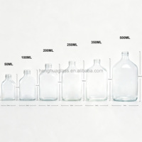 Offre Spéciale – Bouteilles en Verre Plates Personnalisées de 50ml, 100ml, 200ml, 250ml, 350ml, 500ml pour Café Infusé à Froid, Spiritueux et Liqueurs avec Bouchon