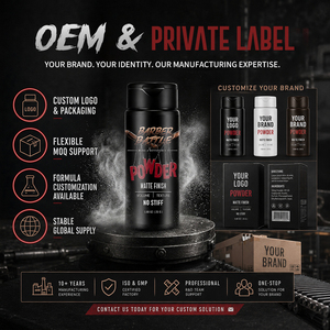 Fornitore per Barbieri con oltre 20 anni di esperienza: BARBERBATTLE OEM Private Label Polvere Modellante per Capelli da Uomo, Tenuta Flessibile, Polvere Leggera 25g 0.88oz - Product Image 6