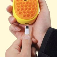 Vente en gros sans BPA nettoyage toilettage massage douche pour chien brosse à poils pour animaux de compagnie chien brosse à vapeur en silicone