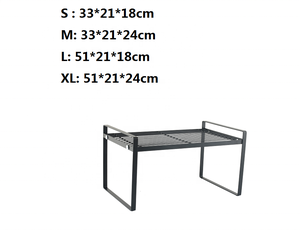Accessori da <span class=keywords><strong>cucina</strong></span> bancone da <span class=keywords><strong>cucina</strong></span> scaffale Organizer Set di 2 <span class=keywords><strong>ripiani</strong></span> piccoli <span class=keywords><strong>ripiani</strong></span> impilabili <span class=keywords><strong>ripiani</strong></span> da <span class=keywords><strong>cucina</strong></span> - Product Image 2