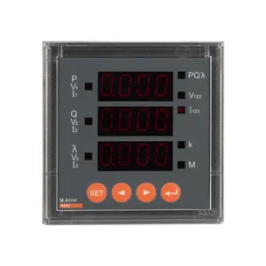 Digital and analog 3 phase energy meter power monitor power metering device PZ72-E4/M with one DC 4-20mA output