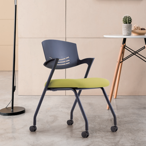 Sillas de oficina <span class=keywords><strong>Silla</strong></span> de <span class=keywords><strong>escritorio</strong></span> ergonómica más vendida <span class=keywords><strong>Silla</strong></span> DE REUNIÓN DE Pu blanca con 360 giratorio y altura ajustable - Product Image 6