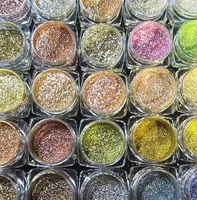 Kosmetische Schimmer-Diamant-Metallic-Pigmente Lidschatten Loses Puder