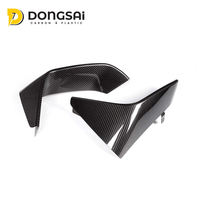 Extensions latérales avant en fibre de carbone préimprégnée pour BMW M3 F80 M4 F82 F83 2014-2020, style MP, moulées sous autoclave, 2 pièces à ajouter