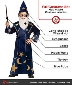 <span class=keywords><strong>Disfraz</strong></span> <span class=keywords><strong>de</strong></span> mago para niños, bebés y niños pequeños, Halloween - Product Image 2