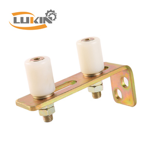 Juego de <span class=keywords><strong>Herrajes</strong></span> <span class=keywords><strong>para</strong></span> Puerta Corredera con Rodillo de Nylon y Guía Superior de Diseño Moderno - Product Image 6