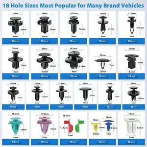 Kit de 680 attaches en plastique PP pour pare-boue, garnitures de porte et panneaux de carrosserie – Pièces de rechange automobiles - Product Image 3