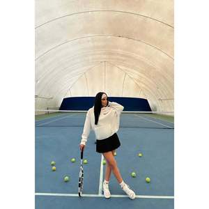 Sweat-shirt à capuche blanc pour femme avec imprimé New York - Product Image 1