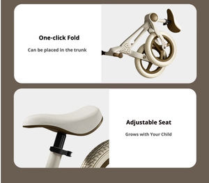 Beliebtestes Hochwertiges Leichtgewichtiges CE-Zertifiziertes Faltbares 2-Rad Laufrad ohne Pedale für 3-6 Jährige - Product Image 5