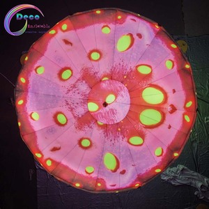 Trío de Hongos Inflables Gigantes con Luces LED para Eventos Temáticos de Bosques Encantados y Exhibición Nocturna, Envío Rápido - Product Image 2