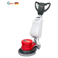 GR154 Laveuse de sol électrique commerciale à haute puissance, à l'arrière, neuve et usagée, avec brosse à batterie pour