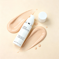 Fond de teint liquide vegan de luxe, haute qualité, couvrance totale, longue tenue, marque privée, fini mat, waterproof