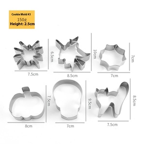 Nhà Máy Tùy Chỉnh 5-Mảnh Thép Không Gỉ Giáng Sinh <span class=keywords><strong>Cookie</strong></span> Cutter Khuôn Thiết Lập Cho DIY Baking Công Cụ Cho Hộ Gia Đình Cắt <span class=keywords><strong>Cookie</strong></span> - Product Image 6