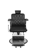Fauteuil de barbier classique pour homme, style antique, à vendre ; Mobilier de salon de beauté tendance ; Chaise hydraulique noire, vente en gros à prix réduit