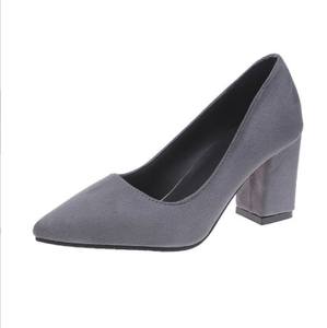 Up-0198r 43 donne <span class=keywords><strong>eleganti</strong></span> di formato scivolano sulle scarpe a punta tacco alto scarpe da sposa per la primavera - Product Image 3