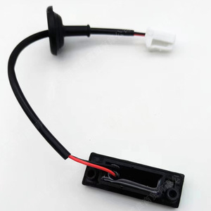 Hyundai Accent Tailgate <b>Push</b> <b>Button</b> <b>Switch</b> 81260-1R000 Black Replacement Part - Product Image 1