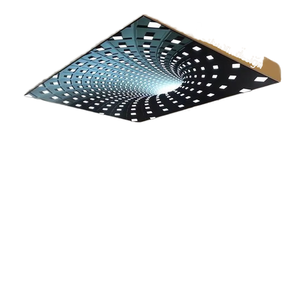 Plaques de plafond décoratives 3D numériques imprimées UV, ignifuges et imperméables pour l'extérieur - Product Image 2