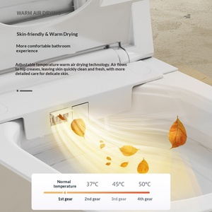 <span class=keywords><strong>Toilette</strong></span> intelligente en céramique <span class=keywords><strong>de</strong></span> qualité supérieure, 58 pouces, pour petits appartements, télécommandée, chauffage instantané, entièrement automatique, avec fonction <span class=keywords><strong>de</strong></span> lavage <span class=keywords><strong>du</strong></span> couvercle rabattable - Product Image 3