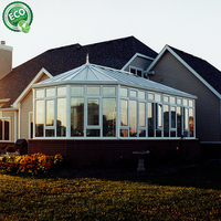 Serre en aluminium de style victorien Pavillon de jardin Gazebos Glass Wedding Glass House