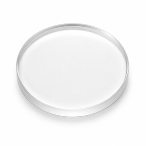 Disque en verre AG de 14,8 mm, 85 % de brillance, 4 mm d'épaisseur, rond, circulaire, vierge, dimensions personnalisées - Product Image 1
