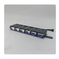 2 Piezas de Luces LED de Alta Potencia con Ventilador para Parrilla de Coche, Luces Antiniebla, Luces de Trabajo, Luces Auxiliares Externas para Vehículos Todoterreno, SUV, Camioneta