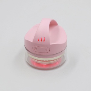 Appareil de massage facial <span class=keywords><strong>à</strong></span> micro-courant EMS et vibrations avec lumière rouge, réglable - Product Image 4