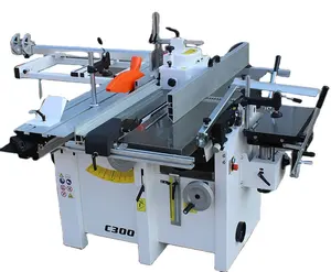 carpentry C300 Italy industrial brand spindle moulder circular saw combination machine with wood board planer thickness function
