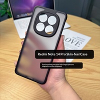 Coque de protection 2-en-1 givrée en TPU+PC anti-chute et résistante à l'usure pour POCO M8 Pro (DIY)