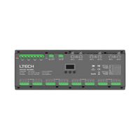 Decodificador DMX512 de Voltaje Constante LTECH de 40 Canales con Pantalla OLED, Decodificador de Alta Potencia Multicanal para EE. UU., Configuración Remota por Aplicación
