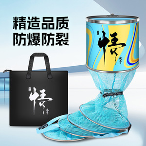 Bolsa de red de pesca de nailon multifilamento, alta resistencia, secado rápido, antienredos, equipo de pesca al aire libre - Product Image 3