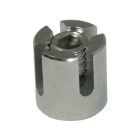 Accessoires de rigging : Serre-câbles croisés en acier inoxydable 316 poli, clips métriques pour câbles, adaptés aux systèmes de treillis mural de supermarché, Chine